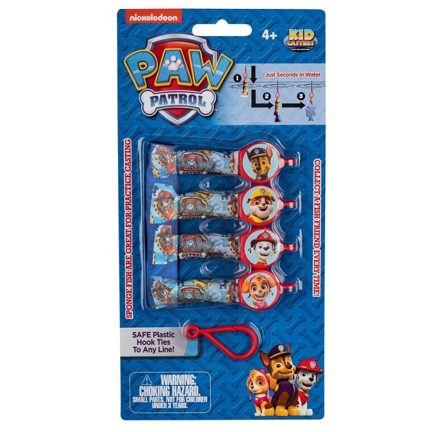 Kid Casters Paw Patrol Sponge Practice Lures