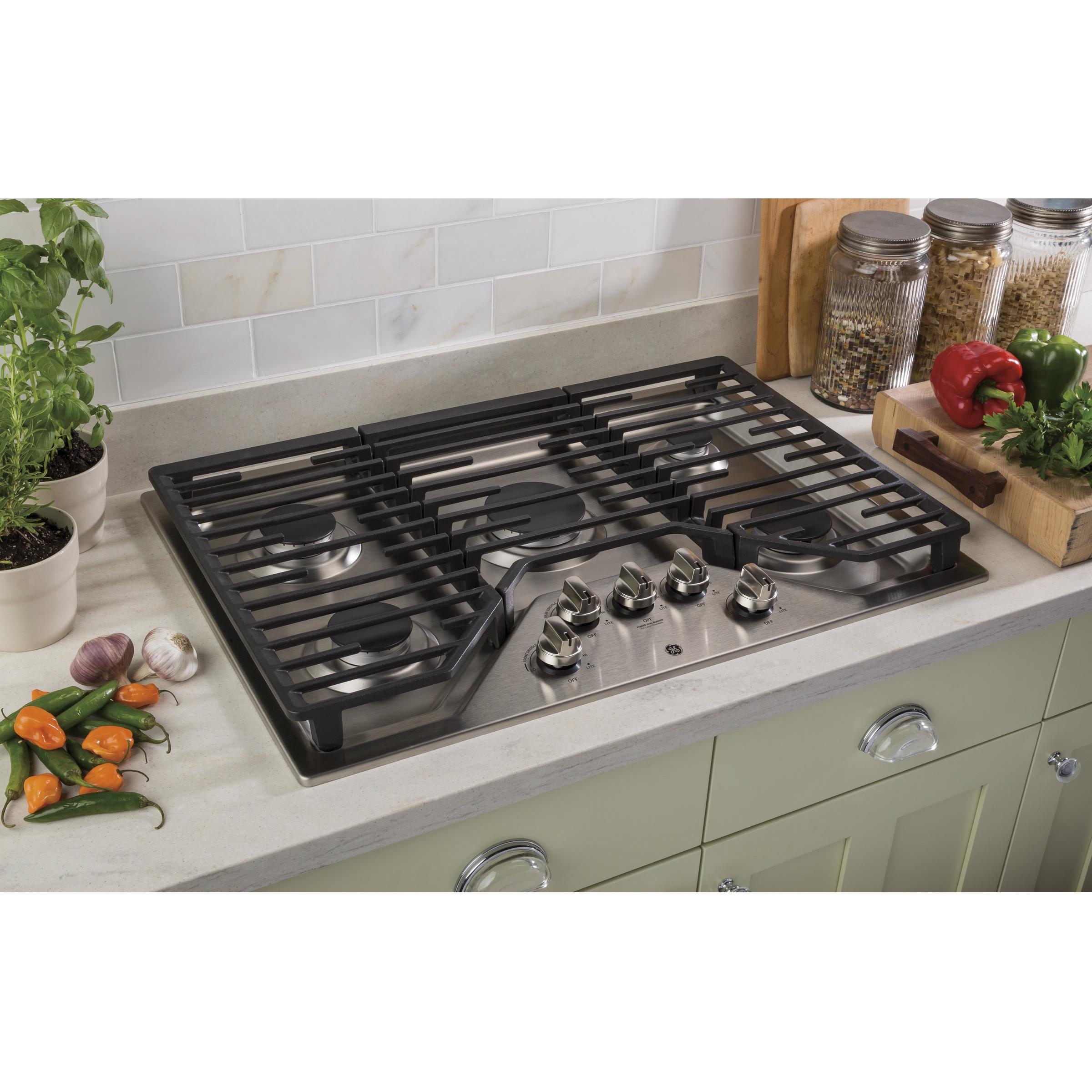 GE 30-inch Built-In gas Cooktop JGP5030SLSS