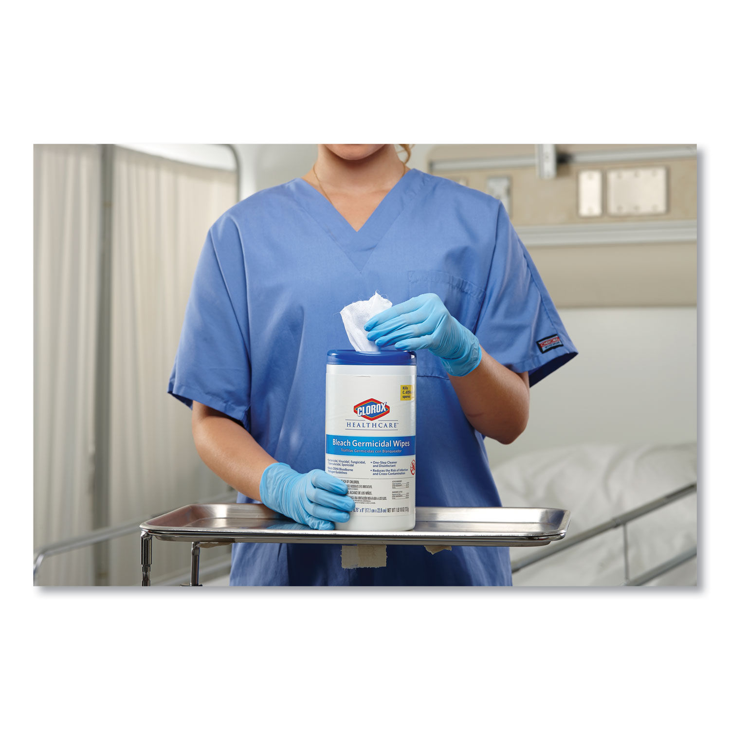 Bleach Germicidal Wipes by Cloroxandreg; Healthcareandreg; CLO30577CT