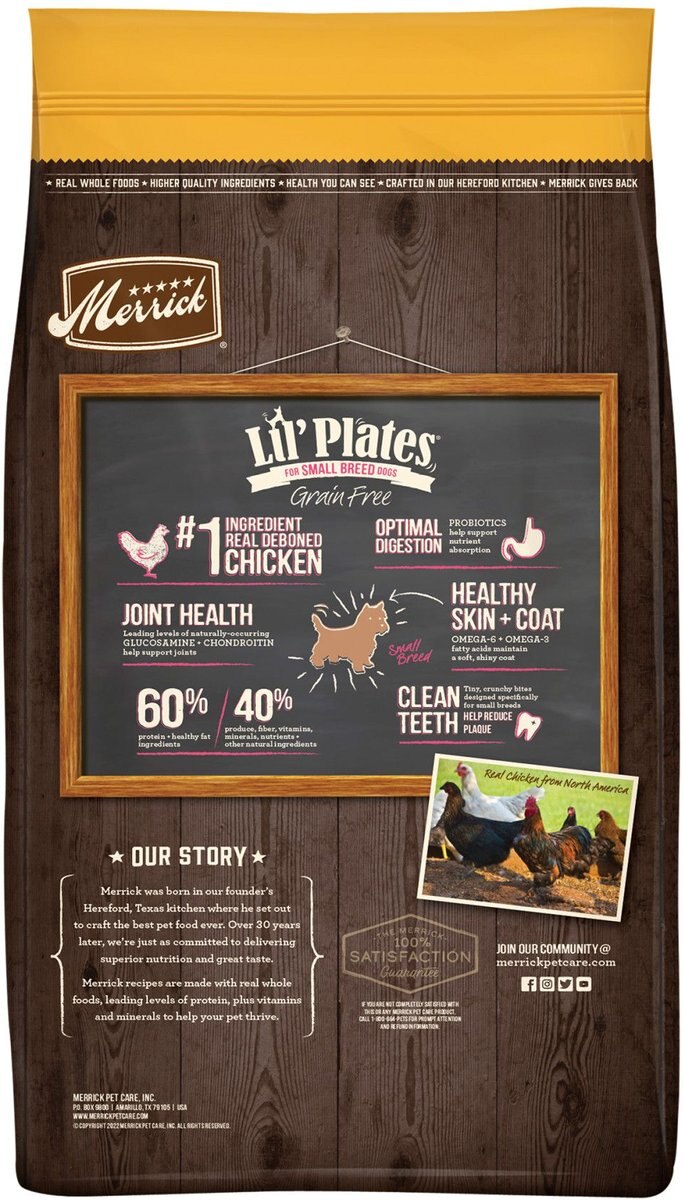 Merrick Lil' Plates Grain-Free Real Chicken and Sweet Potato Dry Dog Food