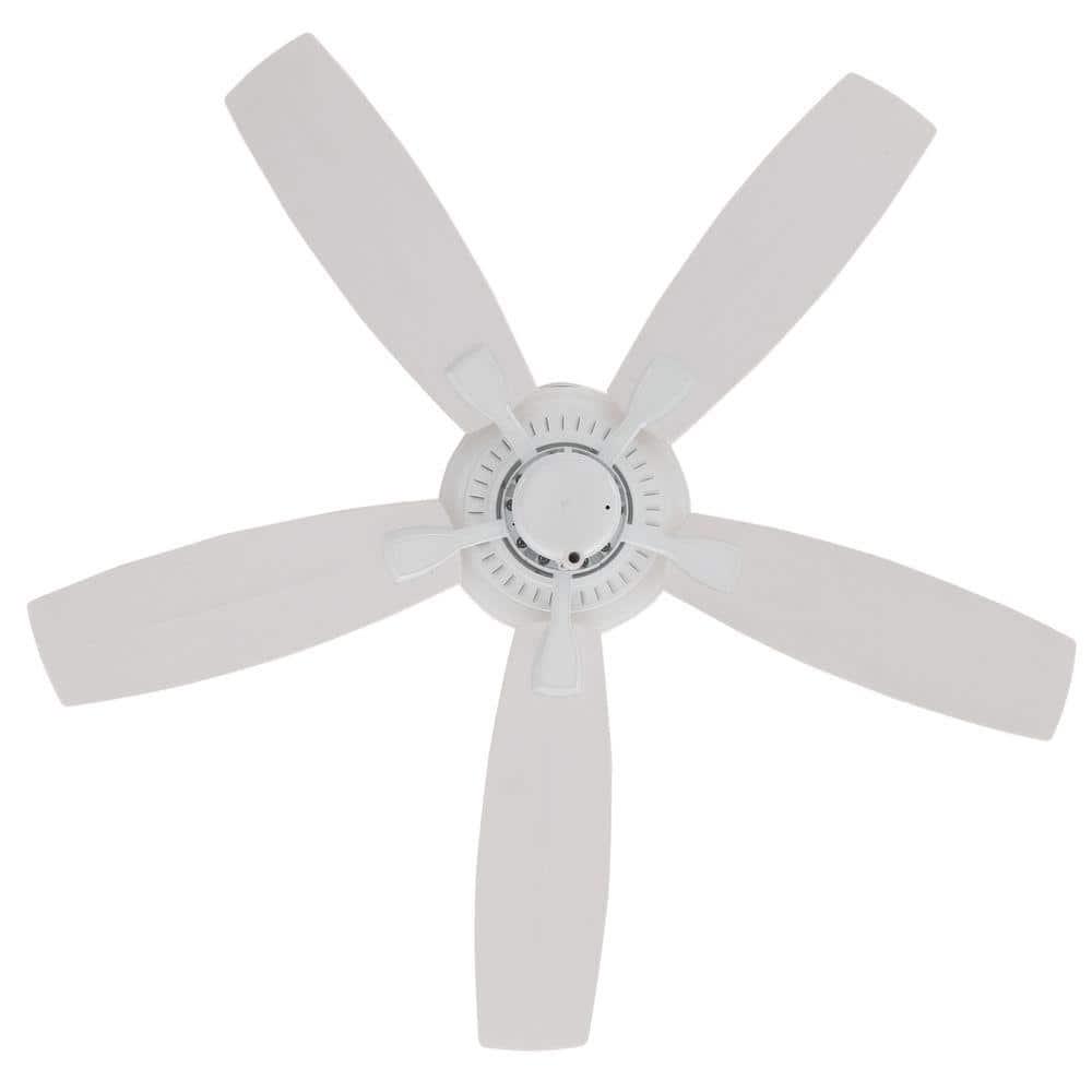 Hampton Bay Gazebo II 42 in IndoorOutdoor White Ceiling Fan