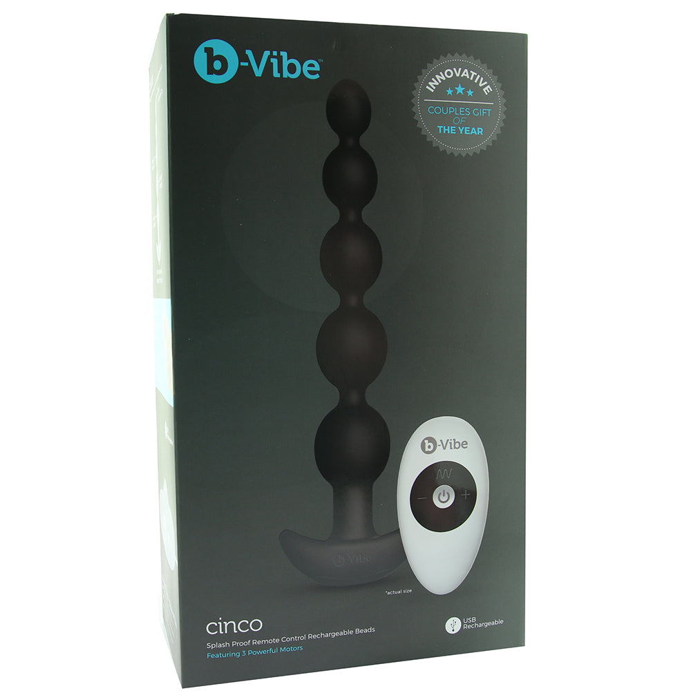 Cinco Remote Vibrating Beaded Plug