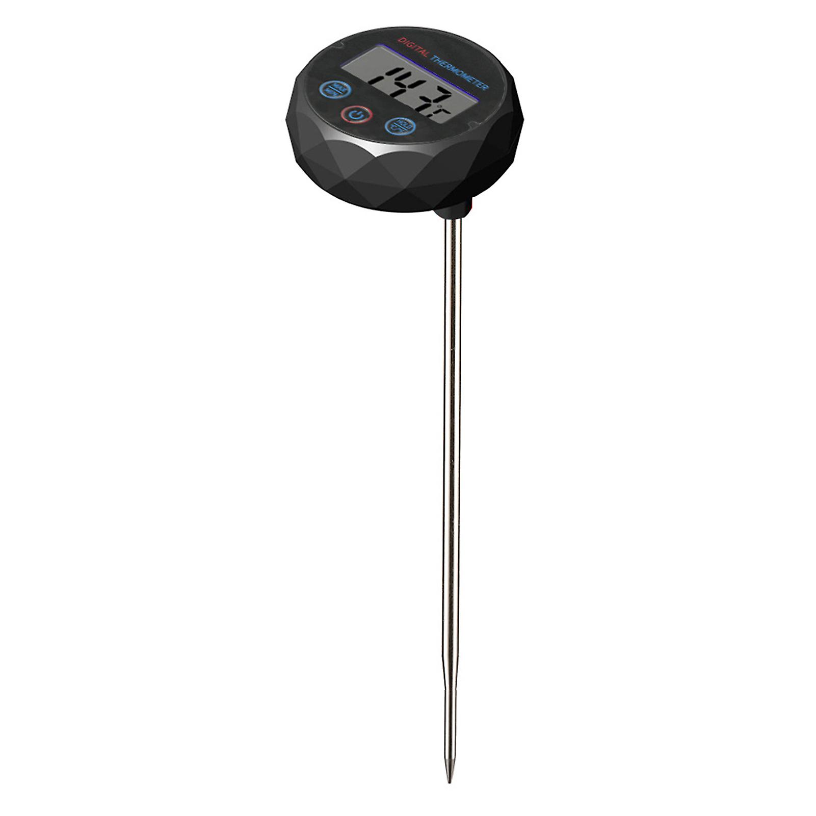 Black Coffee Thermometer Tea Thermometer With Long Probe For Liquid