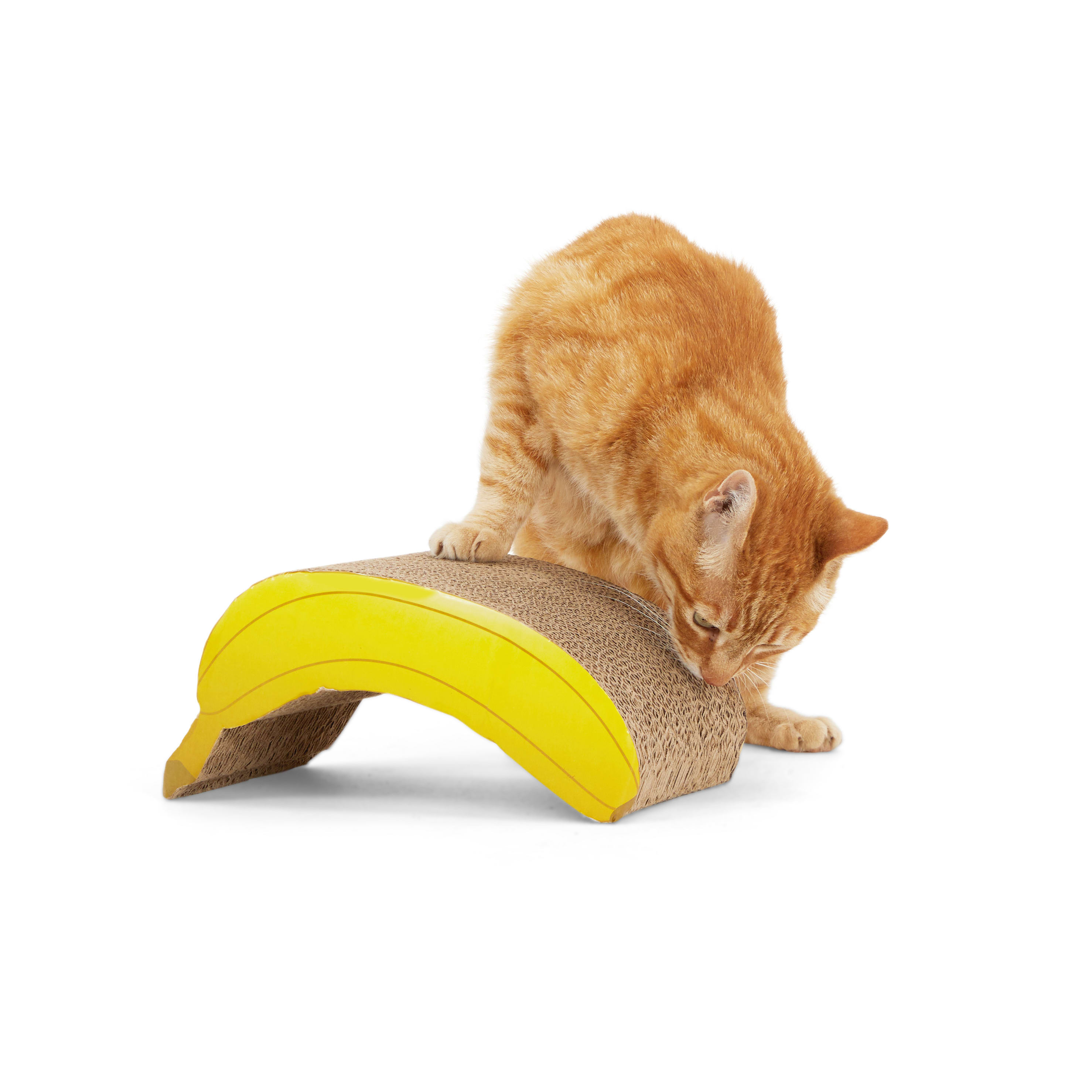 EveryYay Cardboard Banana Cat Scratcher