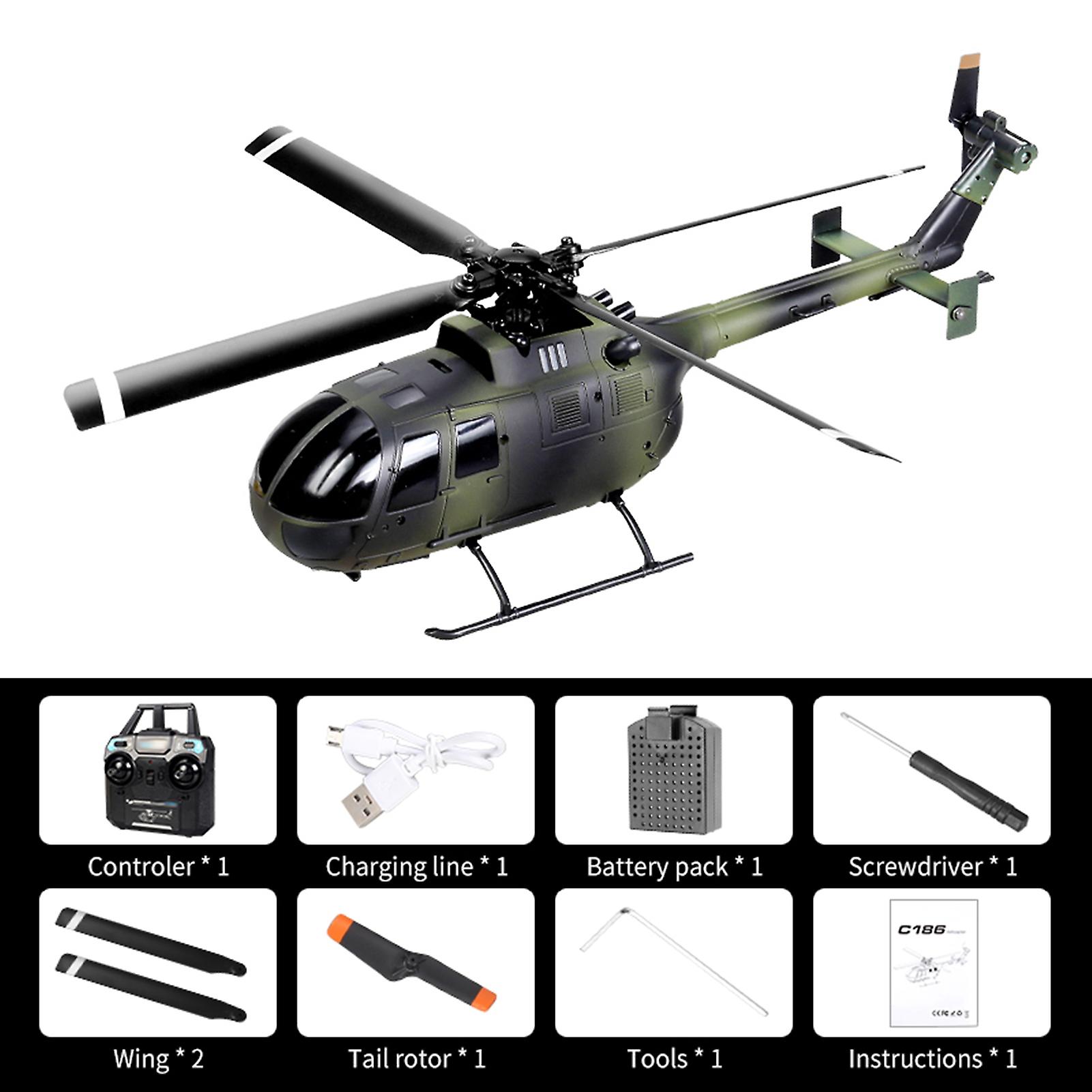 Rc Helicopter Rc Drone Single Propeller Without Ailerons 6-axis Gyro Stabilization Rc Airplane Altitude Hold Toy Gift For Boys Girls Adults