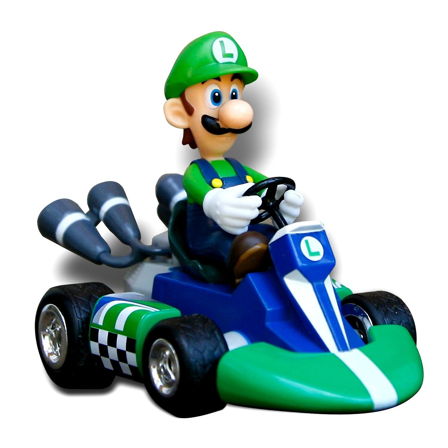 Nintendo Mario Kart Pull-back Racers Luigi Car 12cm