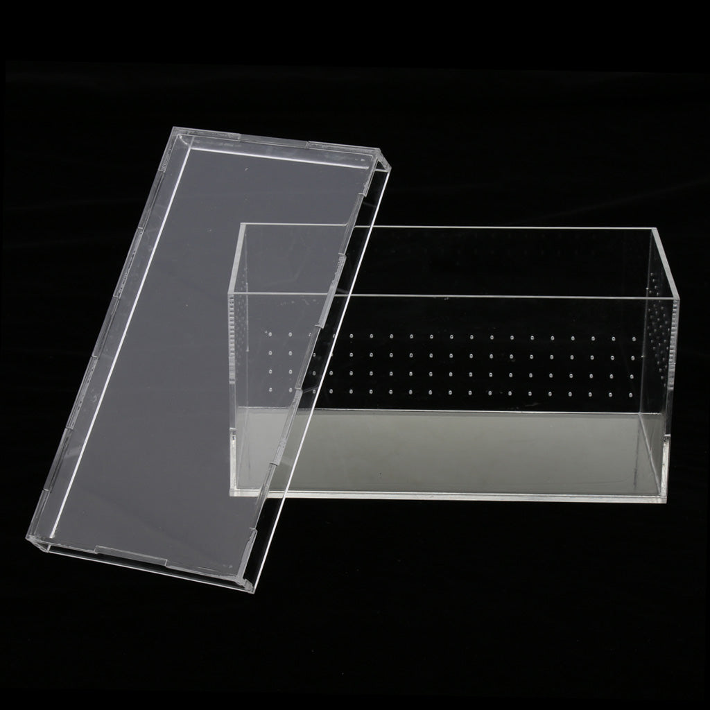 Reptile Tank Spiders Tortoise Acrylic Breeding Box Vivarium Pet Product