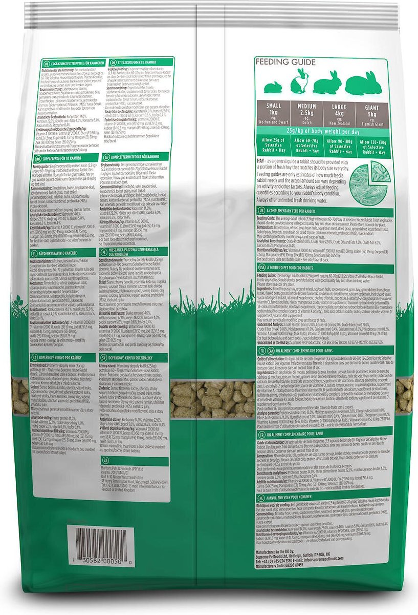 Science Selective House Rabbit Food