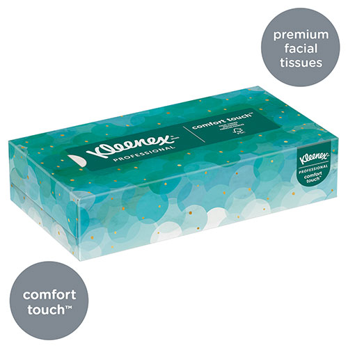 Kimberly-Clark Kleenex Professional Facial Tissue for Business (21400) | Flat Tissue Boxes， 36 Boxes