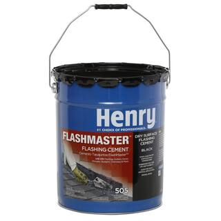 Henry 505 FlashMaster Black Roof Cement 4.75 gal. HE505571