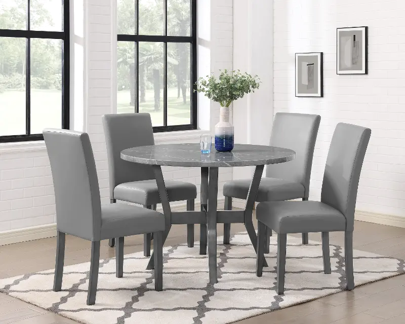 Judson Gray 5 Piece Dining Room Set