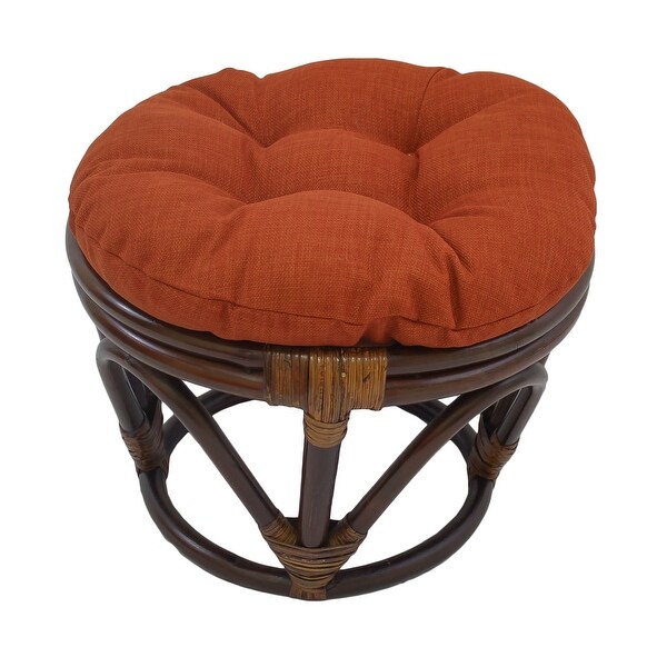 18-inch Round Indoor/Outdoor Footstool Cushion (Cushion Only) - 18 x 18