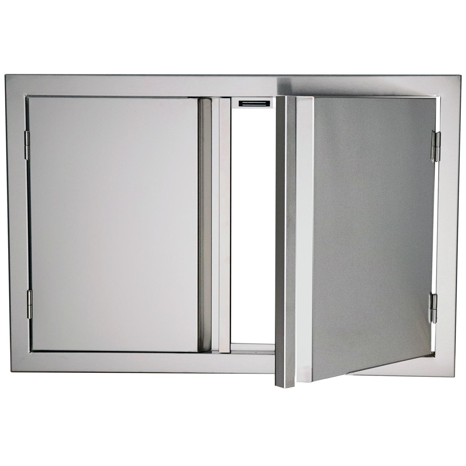 RCS Valiant Series 33-Inch Stainless Steel Double Access Door