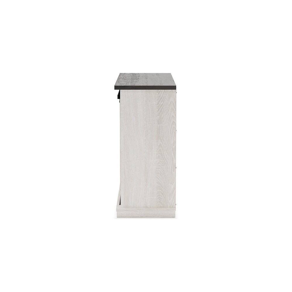 Dorrinson Antique White Accent Cabinet   32\