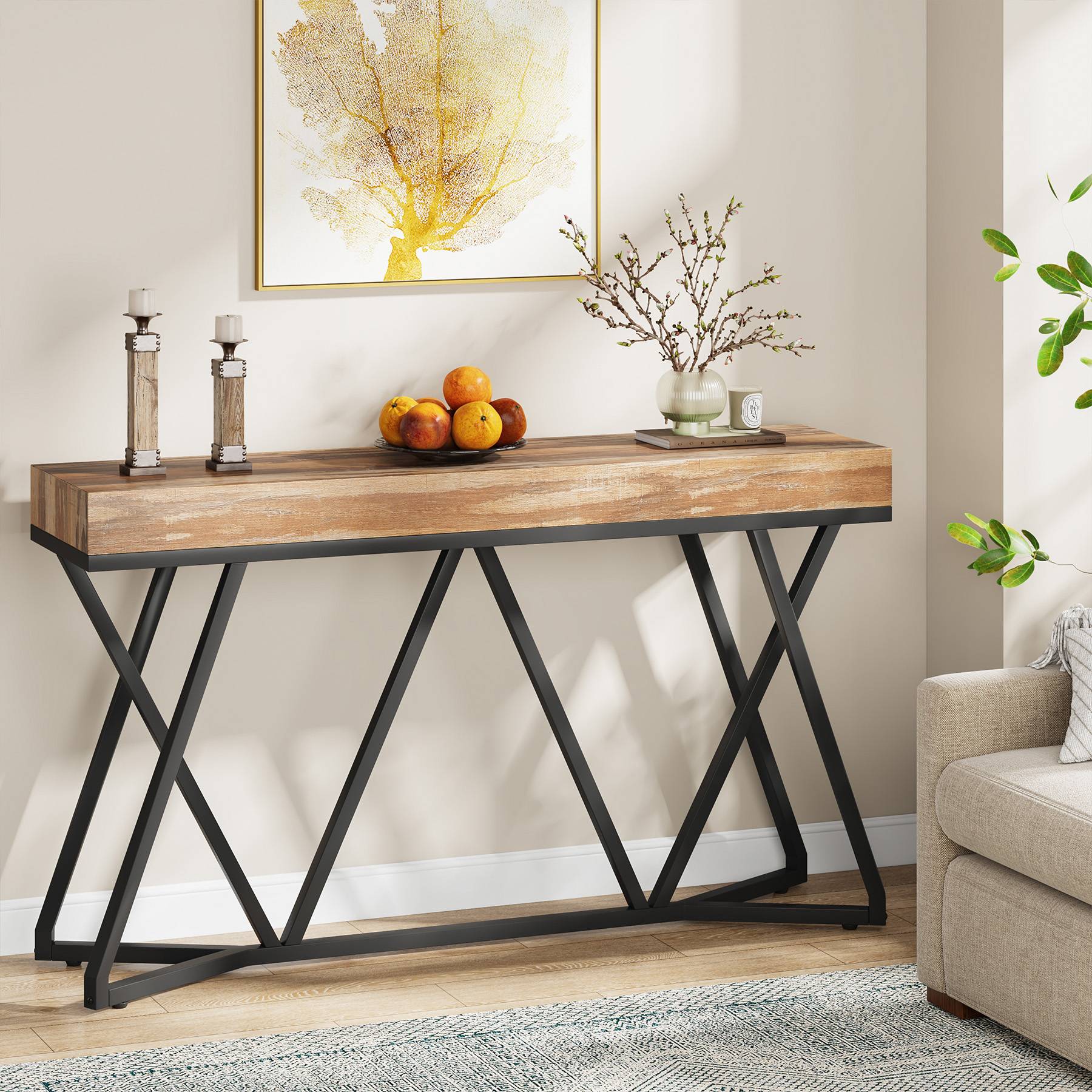 Farmhouse Console Table, 55