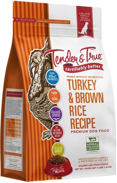 Tender and True Turkey and Brown Rice Recipe Dry Dog Food