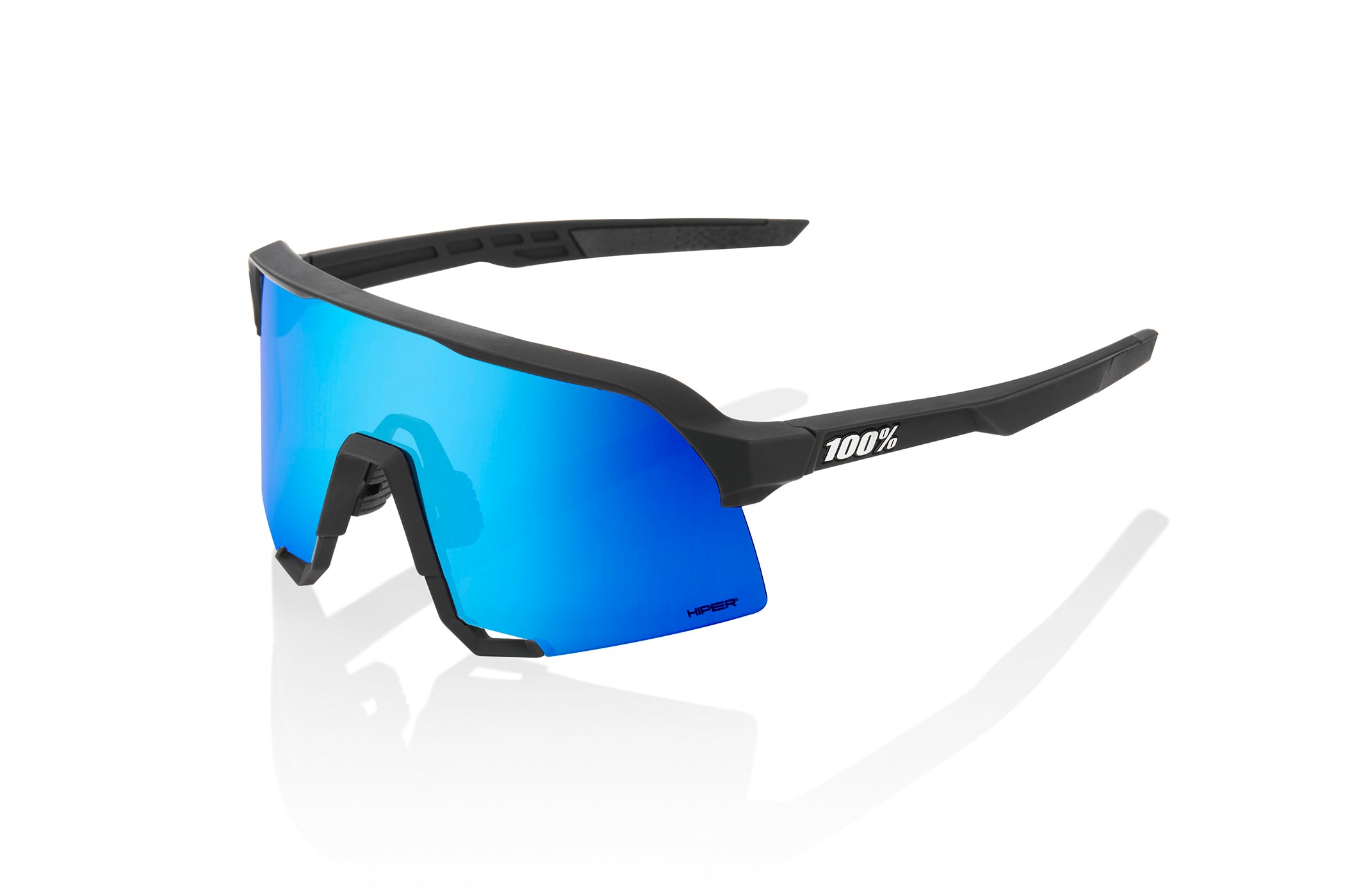 100% S3 Sunglasses Matte Black
