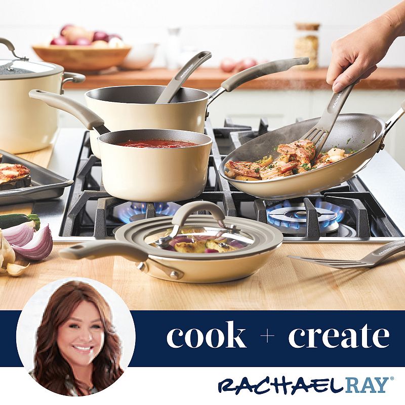 Rachael Ray Cook + Create 11-pc. Aluminum Nonstick Cookware Set