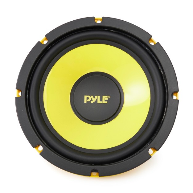 Pyle 400w 8 Inch 4 Ohm Pro Midbass Woofer Audio Component Woofer Sound Speaker System With 3 58 Inch Mount Depth For Car Stereo