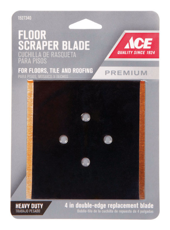 Ace 4 in. W Steel Floor Scraper Blade