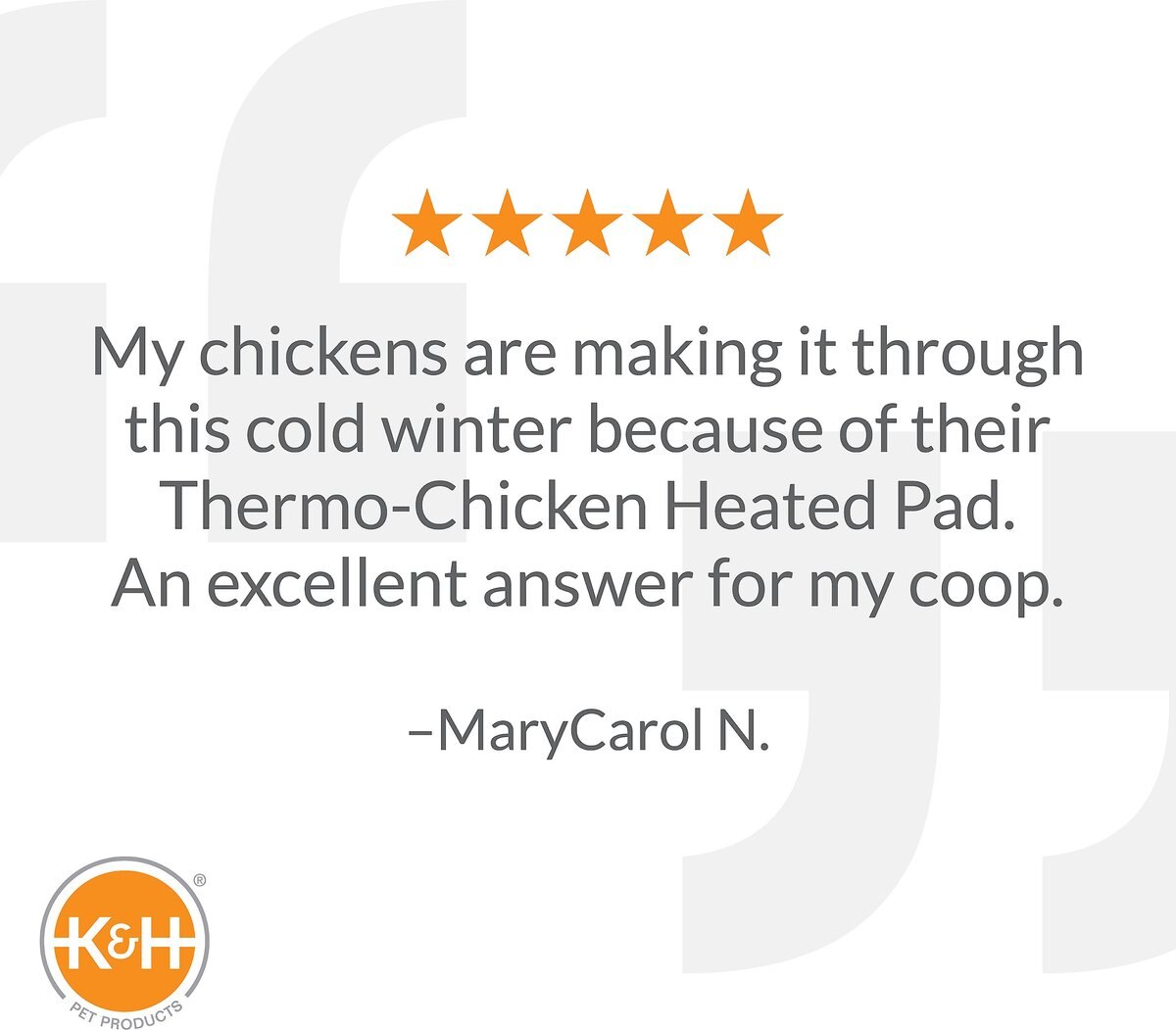 KandH Pet Products Thermo-Chicken Heated Pad