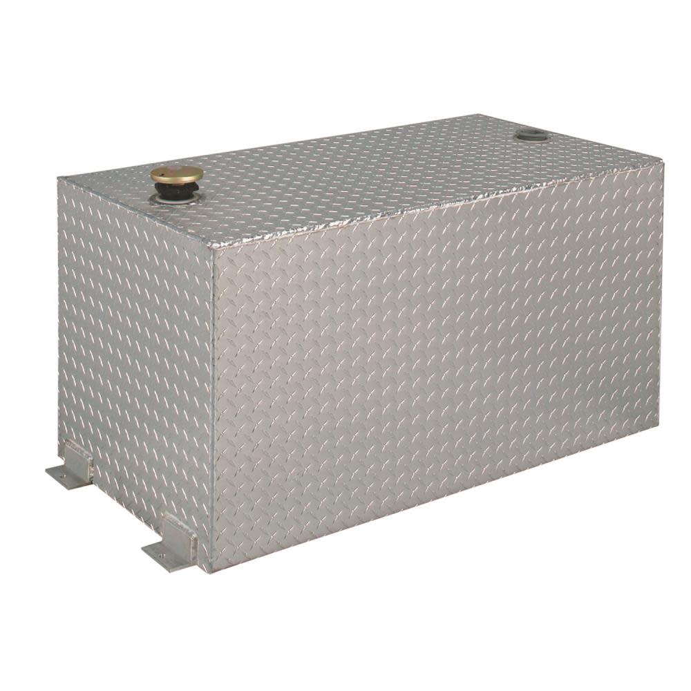 Aluminum Transfer Tank, 100 Gallon Rectangular