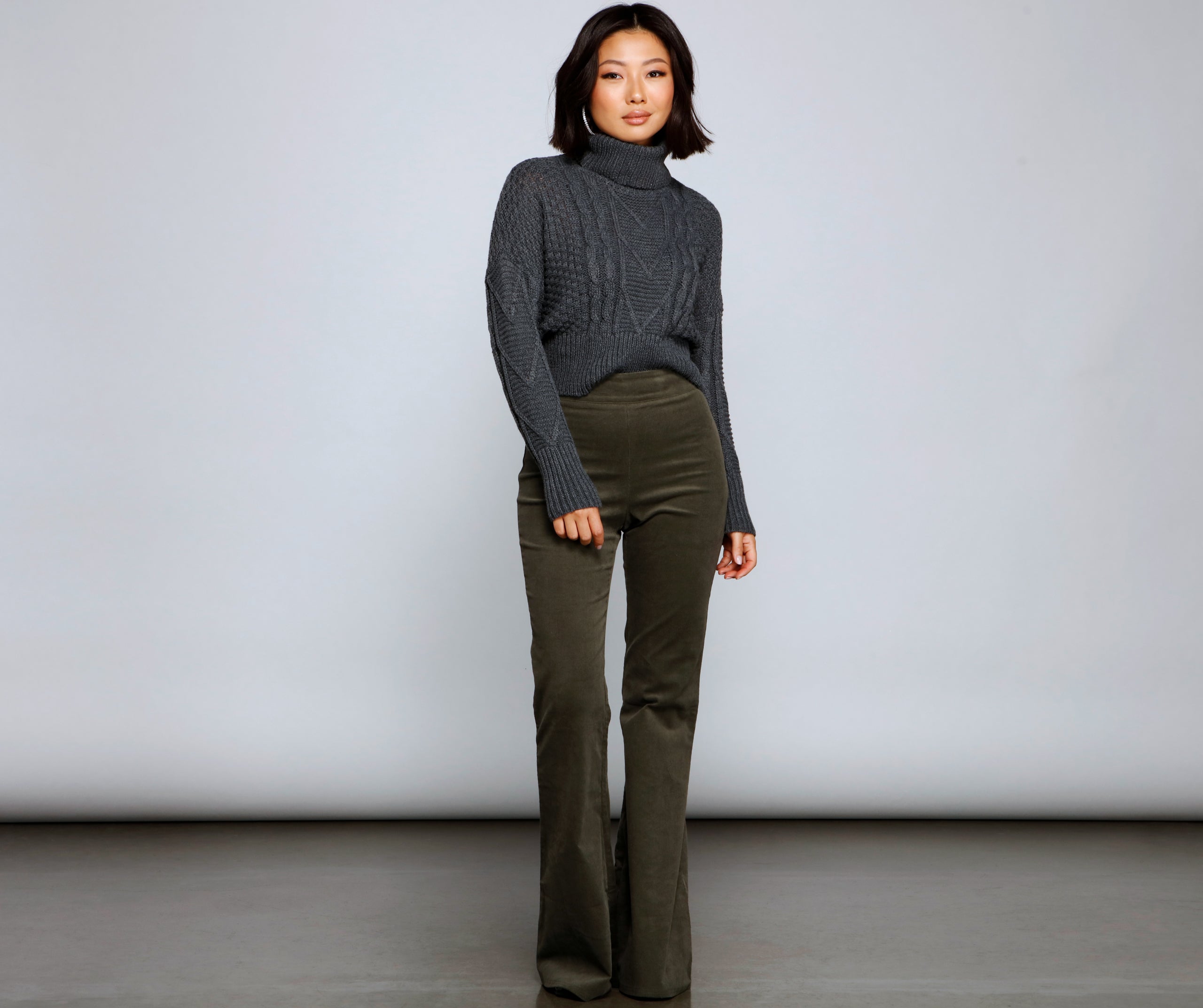 Layer On The Cozy Cable Knit Sweater