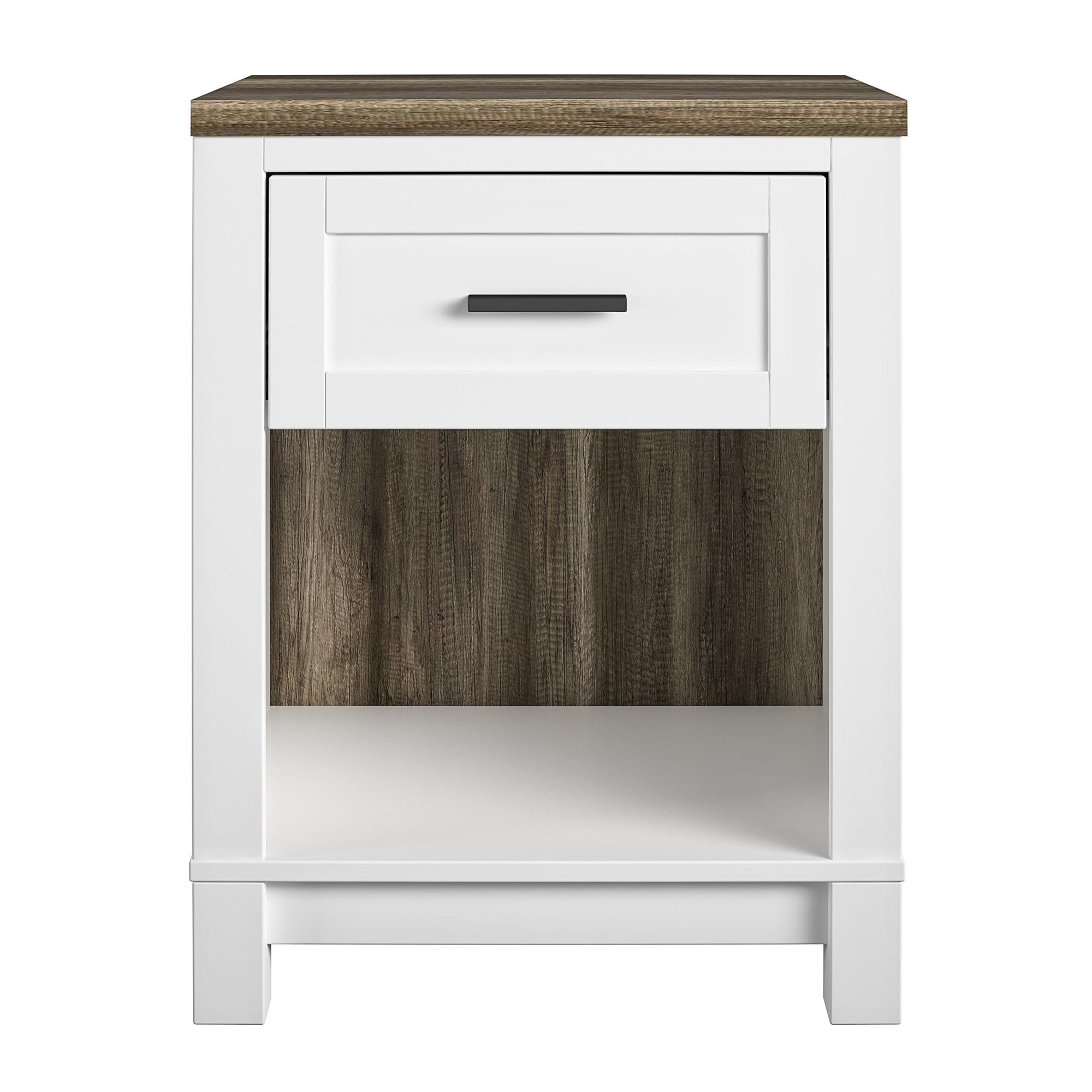 Ameriwood Home Bay Hills Nightstand, White