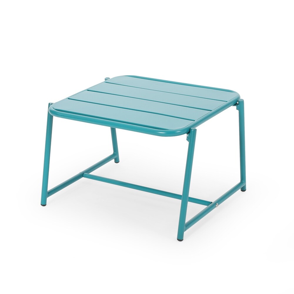 Cowan Iron Outdoor Side Table by Christopher Knight Home