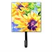 Carolines Treasures 6132SH4 Flower - Sunflower Leash or Key Holder， 7Hx4.25W， multicolor