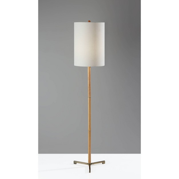 Maddox Floor Lamp Natural Adesso