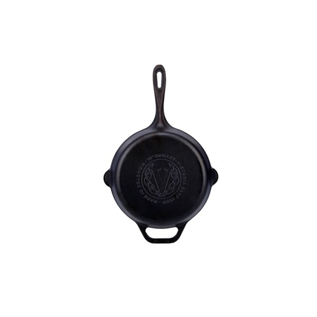 Cast Iron Skillet With Long Handle And Helper Handle