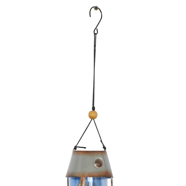 Coastal Fish Windchimes Blue copper Olivia amp May