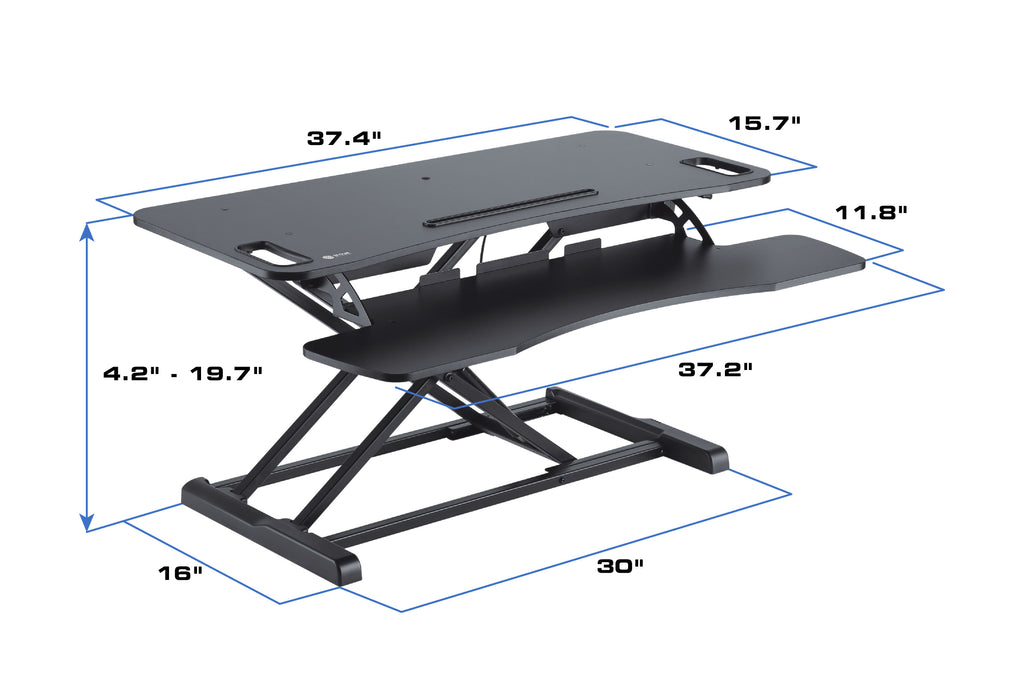 Star Ergonomics SitStand Desktop Workstation – SE01M1WB