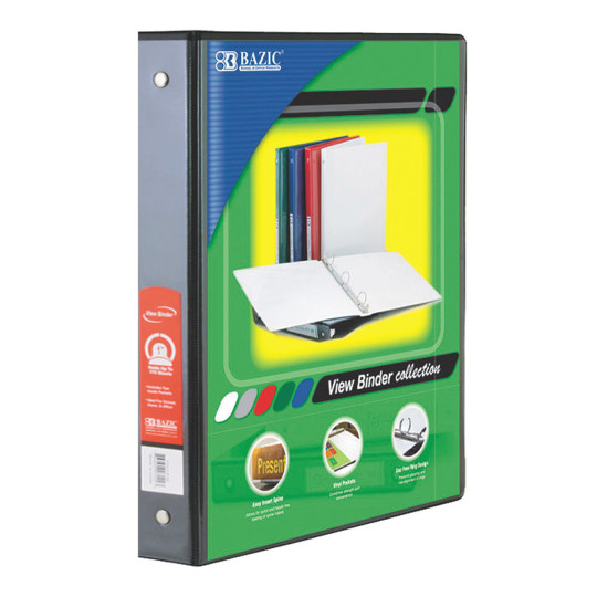 Bazic Products Three Ring View Binder  1