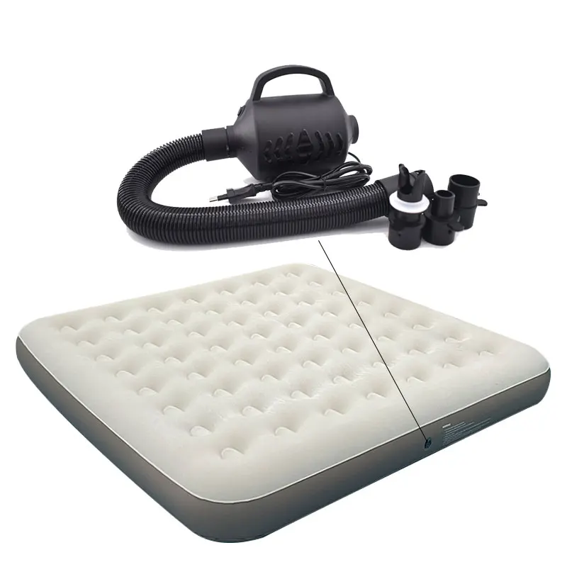 Personalisation da viaggio campeggio materasso Indoor Outdoor Universal Quick inflatable mattress with built in pump