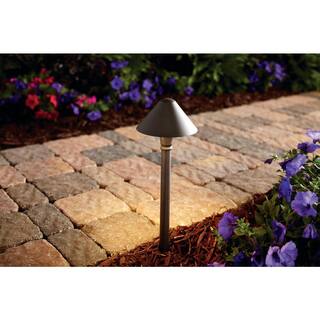 Hampton Bay Pelham 3-Watt Millennium Bronze Outdoor Integrated LED Landscape Path Light JEF1501L-3