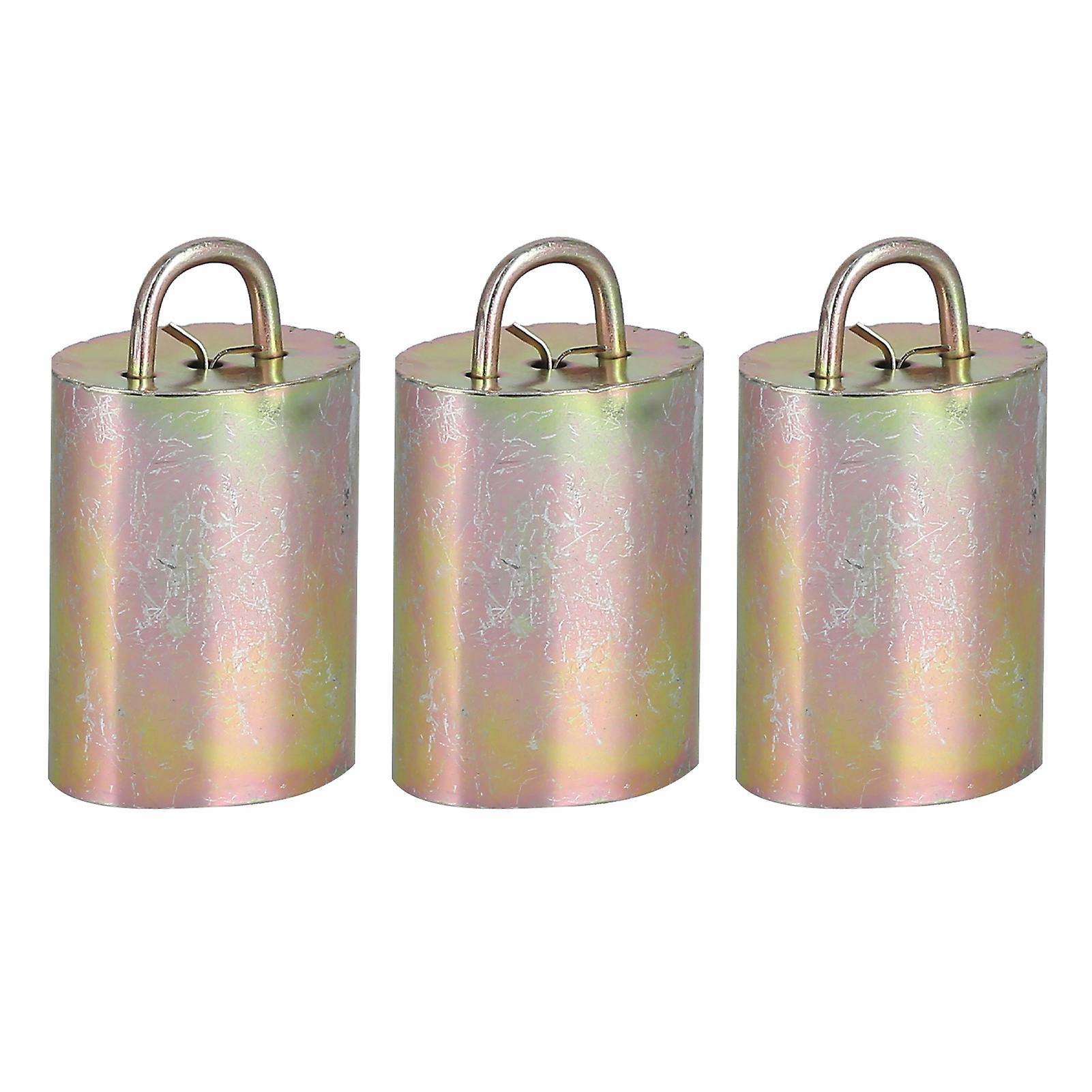 3pcs Alloy Livestock Bell Thickened Anti Lost Sheep Bell For Cow Outdoor Stock Farmno. 3 Bell