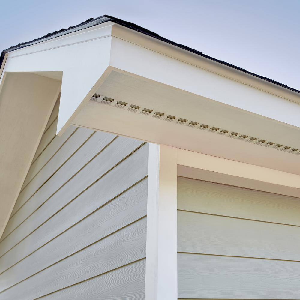 Master Flow 2.75 in. x 2.5 in. Rectangular White Wildlife Guard Aluminum Soffit Vent LSV8W