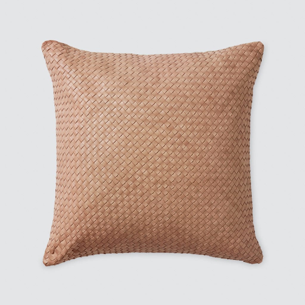 Dhara Leather Square Pillow