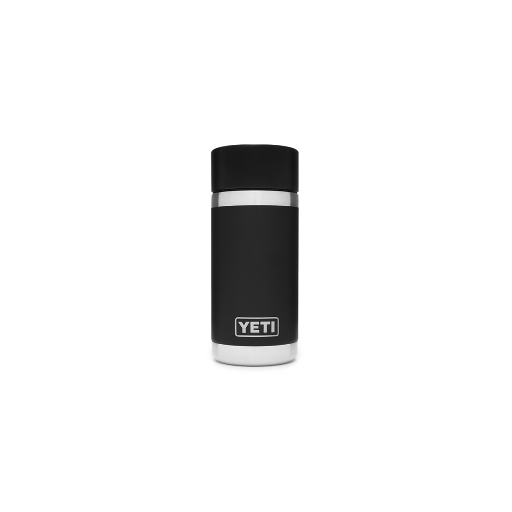 Yeti Black Rambler 12oz Bottle with Hotshot Cap