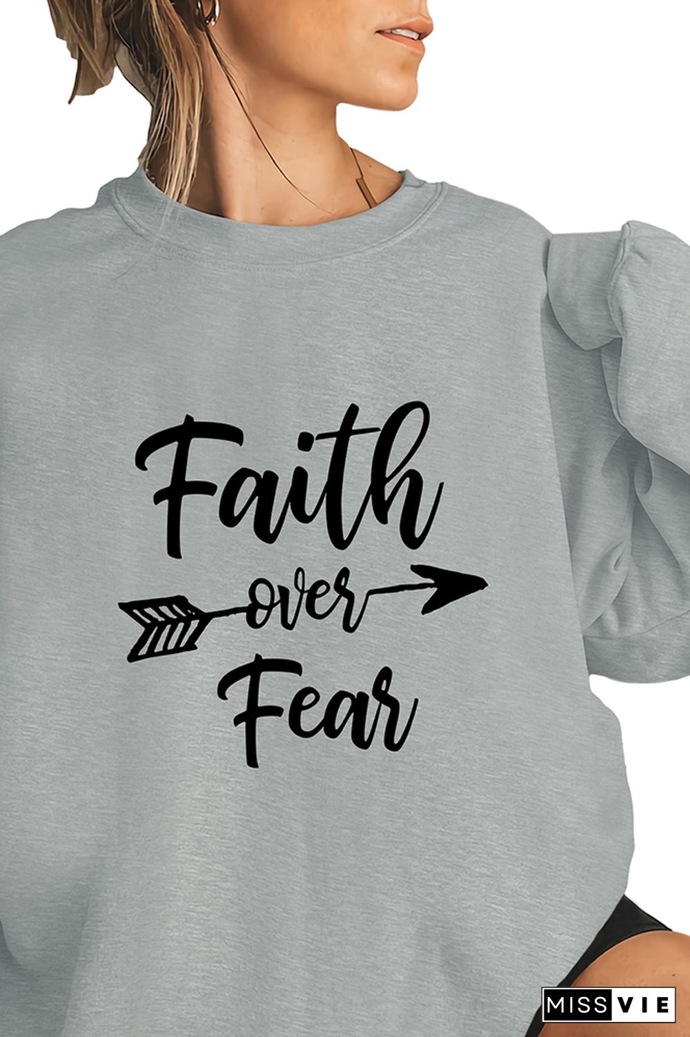 Faith over Fear Sweatshirt Wholesale