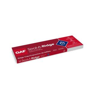 GAF Seal-A-Ridge Charcoal Hip and Ridge Cap Roofing Shingles (25 lin. ft. per Bundle) (45-Pieces) 0850180