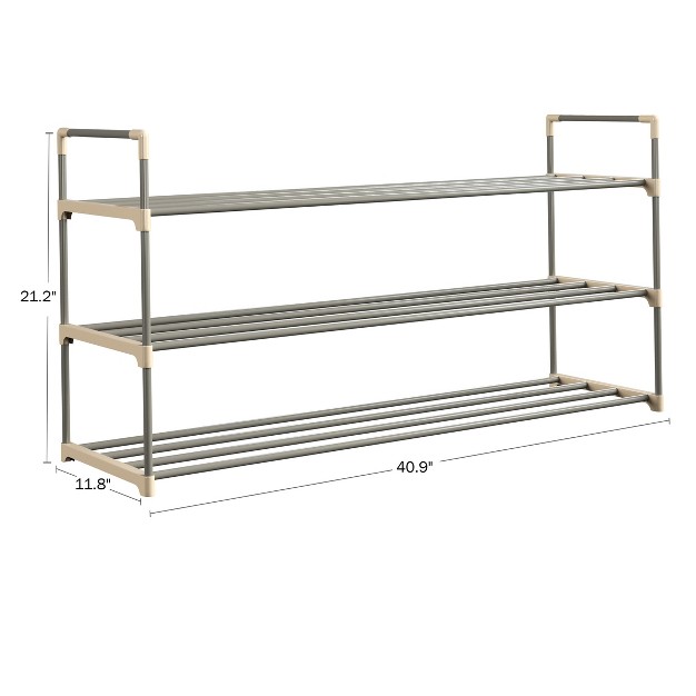 Hastings Home 3 tier 18 Pair Shoe Storage Rack