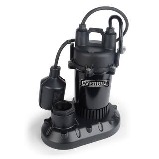 Everbilt 14 HP Aluminum Sump Pump with Tethered Switch HDPS25W