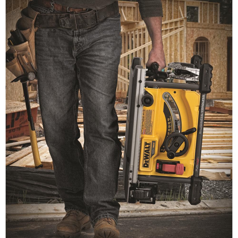 DEWALT FLEXVOLT 60V MAX* 8-1/4In Table Saw Kit DCS7485T1 from DEWALT