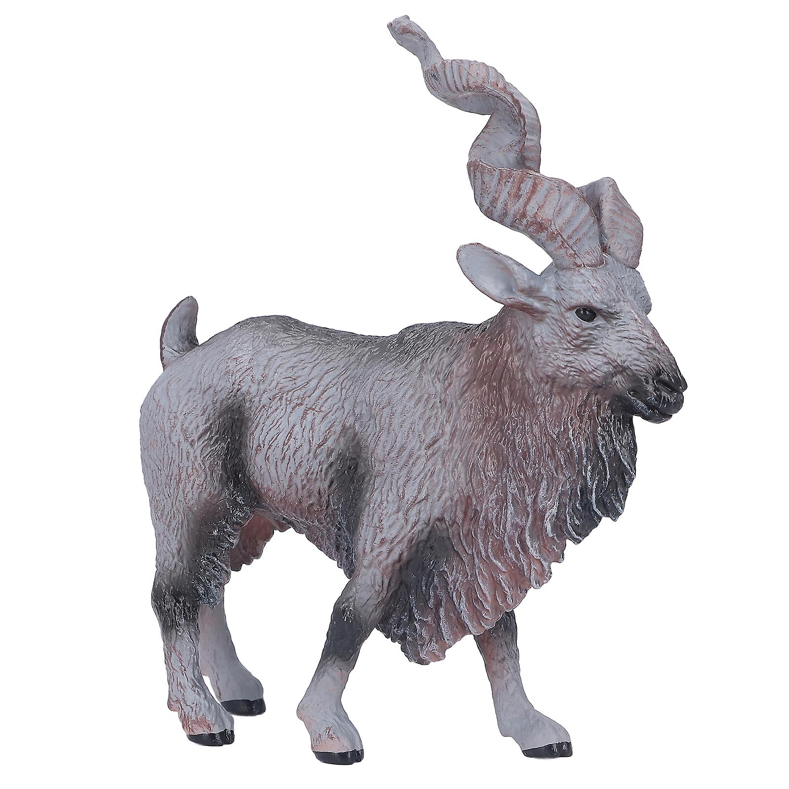 Animals Figurines Toy Realistic Miniature Wild Animal Toys Plastic Wild Forest Animals Markhor For Kids Children Toddlers