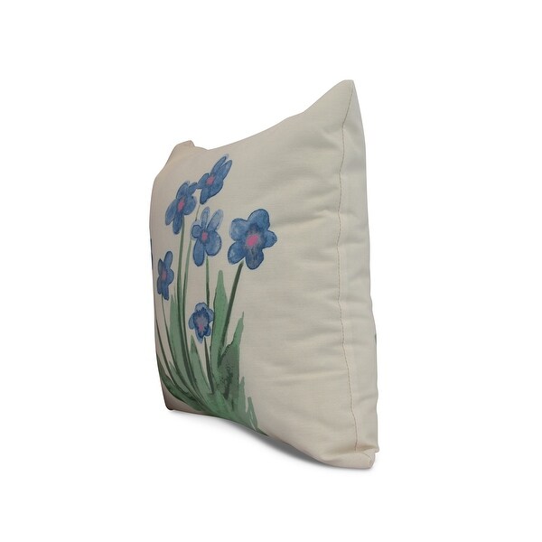 16 x 16 inch Pretty Little Flower Outdoor Pillow