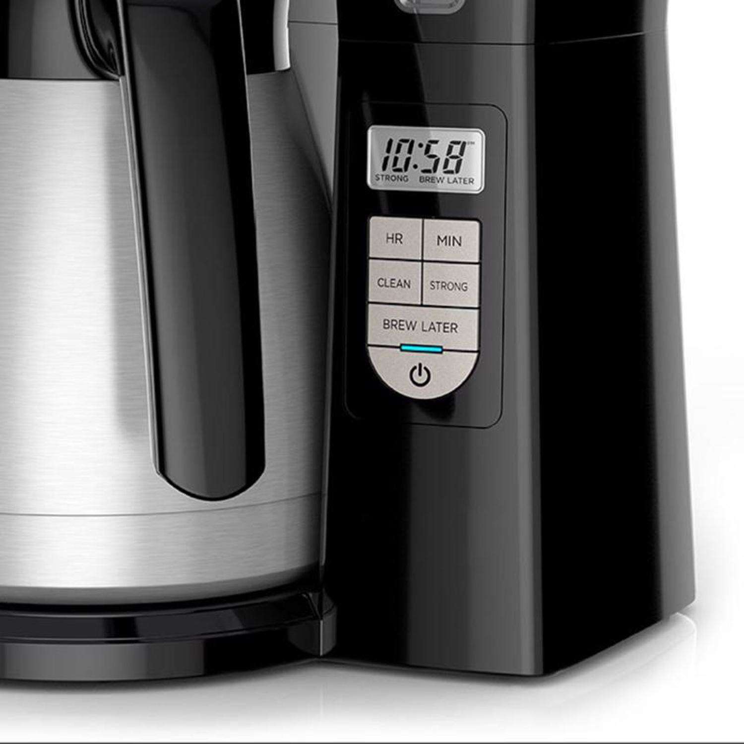 Black+Decker 12 cups Black/Silver Coffee Maker