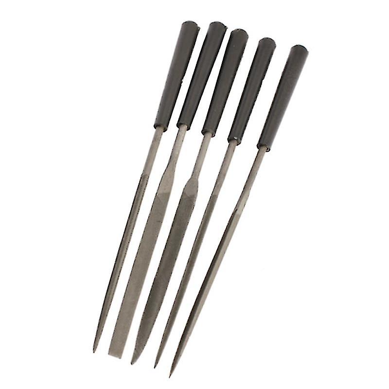 5pcs 3*140mm Needle Files Sets Metal File Hand File For Wood Carving Craft